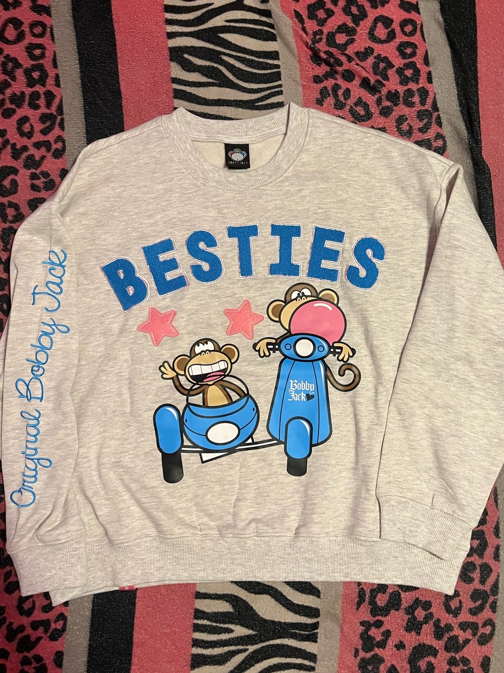 NWOT Bobby Jack oversized graphic sweatshirt